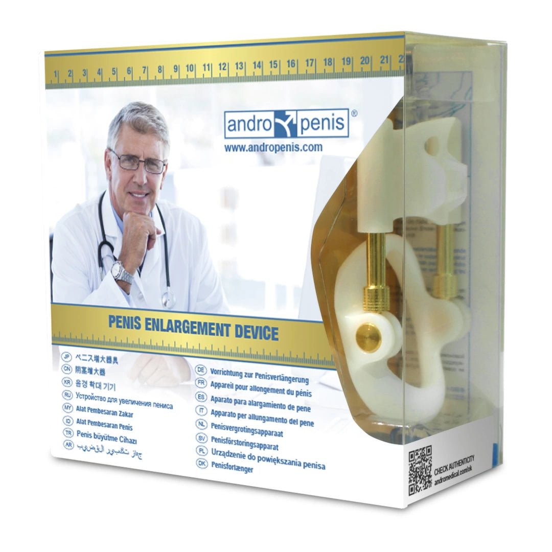 Andromedical Andropenis Gold Extender – 24K auksu dengtas reguliuojamas prietaisas - EroGuru