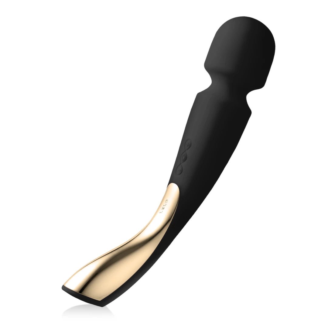 LELO Smart Wand 2 Large Black: Prabangus, Giliai Rezonuojantis Masažuoklis - EroGuru