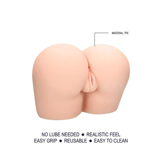 Shots Booty Bator XXL anatominis modelis su savaime lubrikuojančia technologija - EroGuru